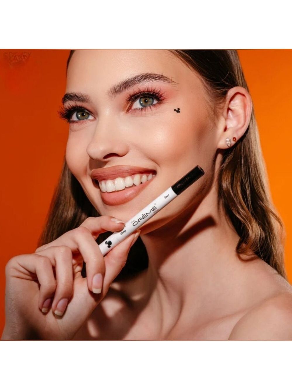 Disney - Dual-Ended Eyeliner & Mickey Shaped Freckle Stamp (Brown)